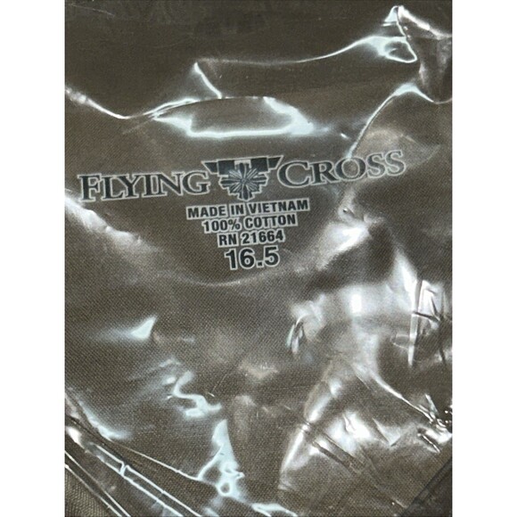 Flying Cross Male Enlisted Military Short Sleeve Dress Shirt Size 16.5 - Picture 3 of 4